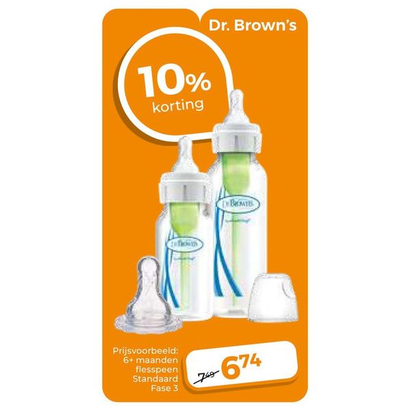 Dr. Brown's flesspeen Standaard Fase 3