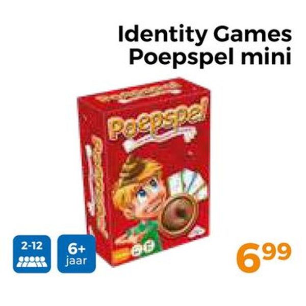 Identity Games Poepspel mini