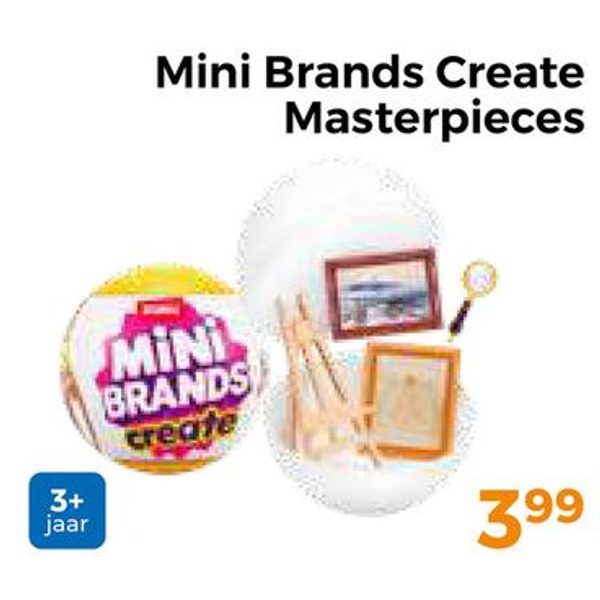 Mini Brands Create Masterpieces