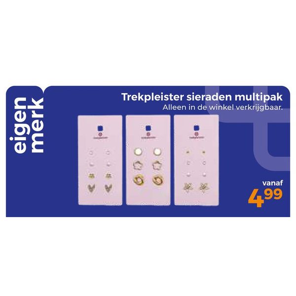 Trekpleister sieraden multipak
