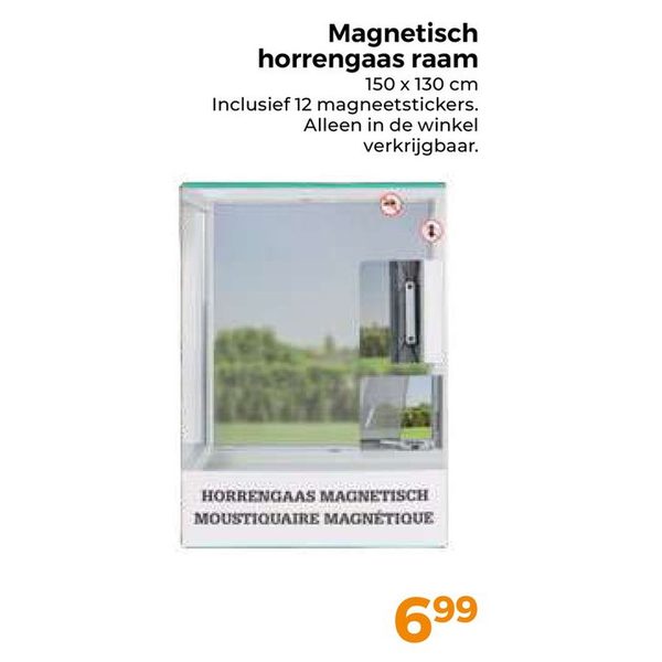 Magnetisch horrengaas raam