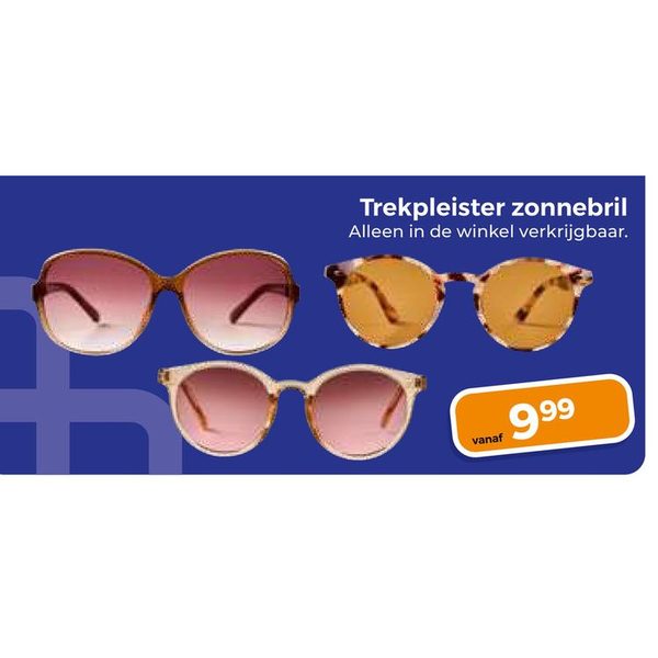 Trekpleister zonnebril