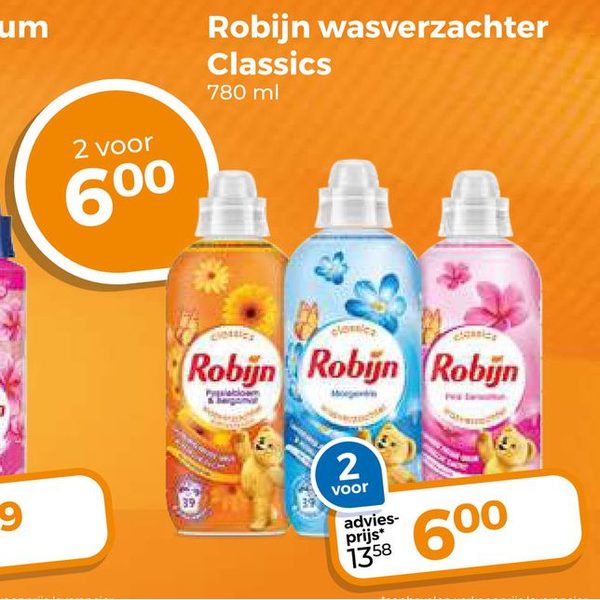 Robijn wasverzachter Classics