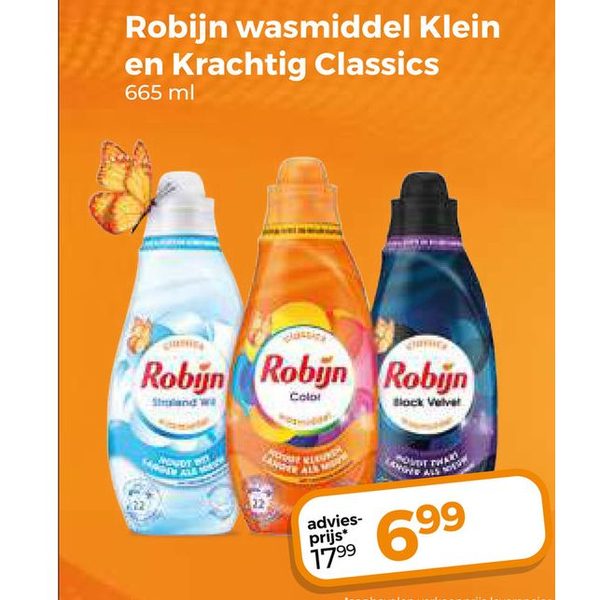 Robijn wasmiddel Klein en Krachtig Classics