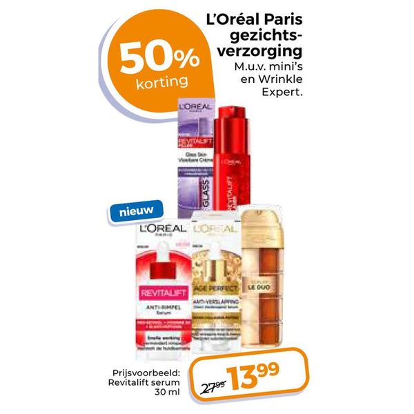 L'Oréal Paris gezichtsverzorging