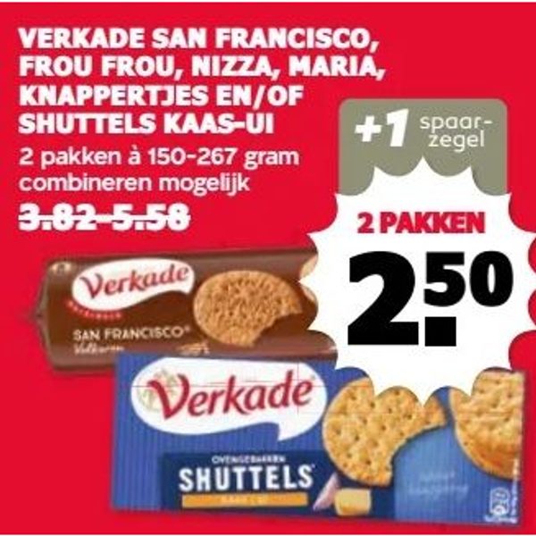 VERKADE KOEKJES OF SHUTTELS