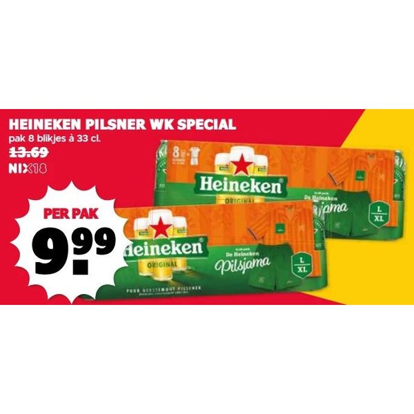 Heineken pilsner WK special