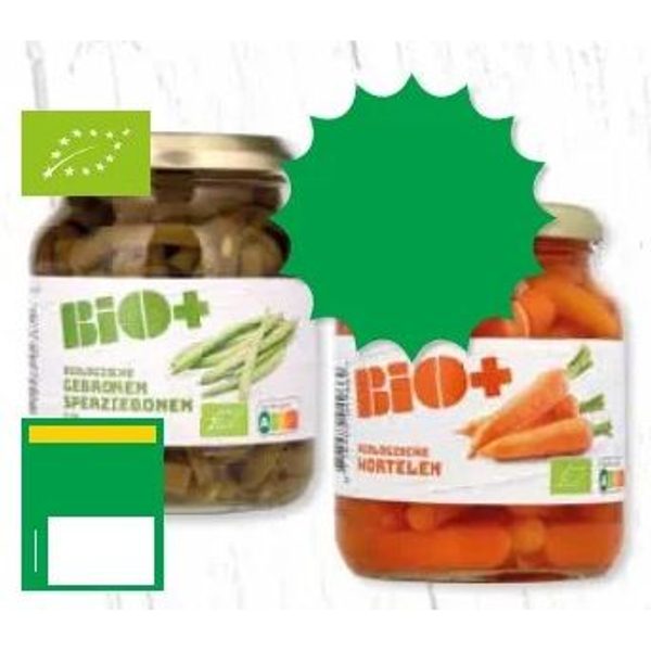 Bio+ Groenten in glas