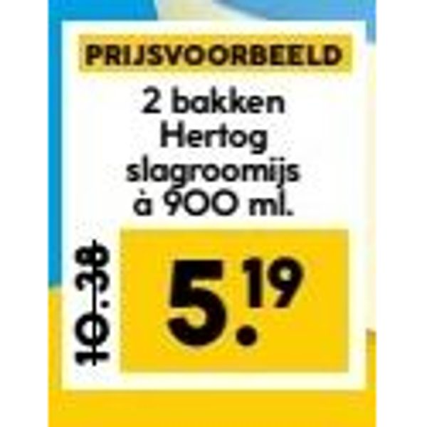 Hertog slagroomijs