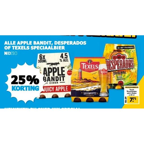 ALLE APPLE BANDIT, DESPERADOS OF TEXELS SPECIAALBIER