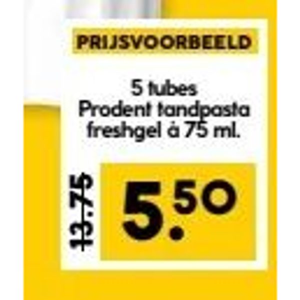 Prodent tandpasta freshgel