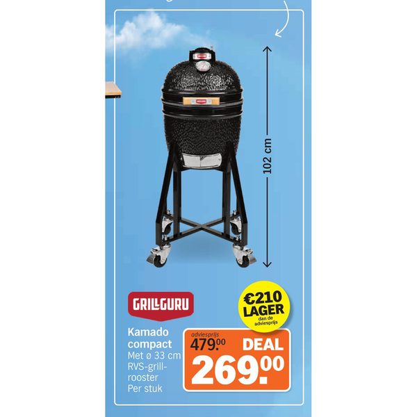 Grill Guru Kamado compact