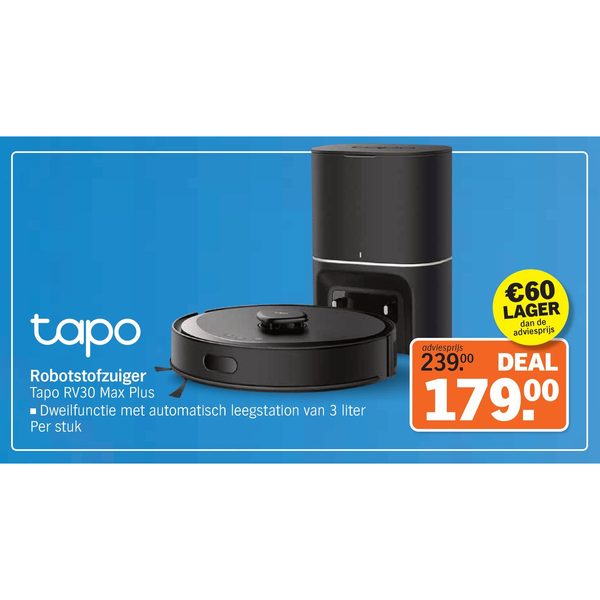 tapo Robotstofzuiger Tapo RV30 Max Plus