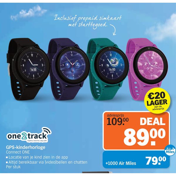 one2track GPS-kinderhorloge