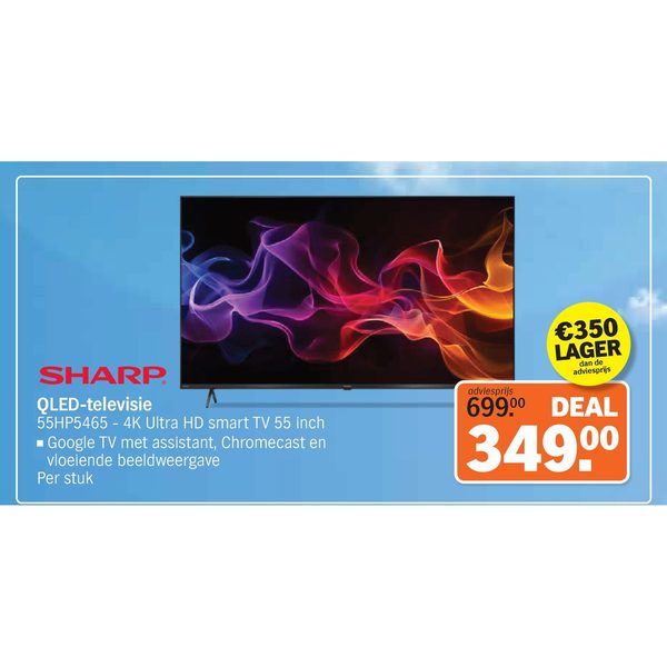 SHARP QLED-televisie
