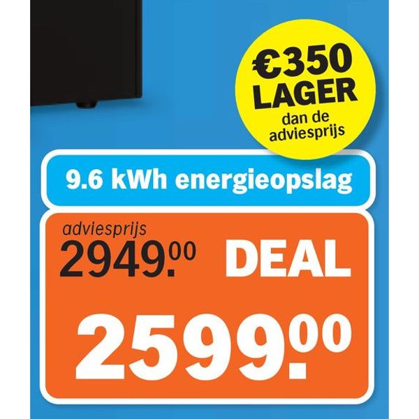 AEG Plug-in thuisbatterij 9.6 kWh