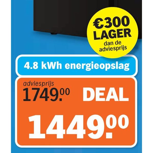 AEG Plug-in thuisbatterij 4.8 kWh