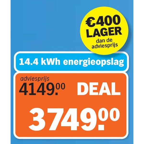 AEG Plug-in thuisbatterij 14.4 kWh