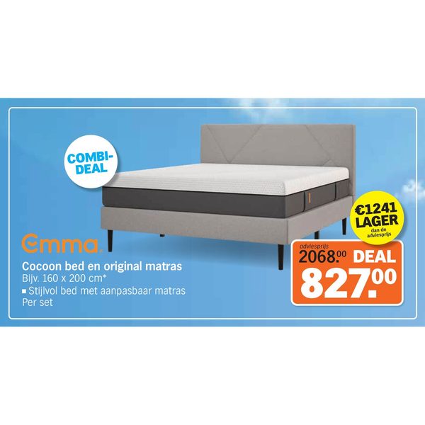 Cocoon bed en original matras