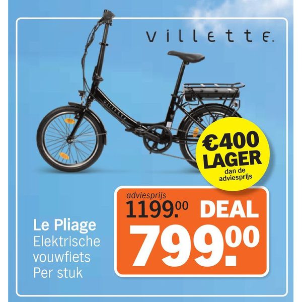 Le Pliage Elektrische vouwfiets