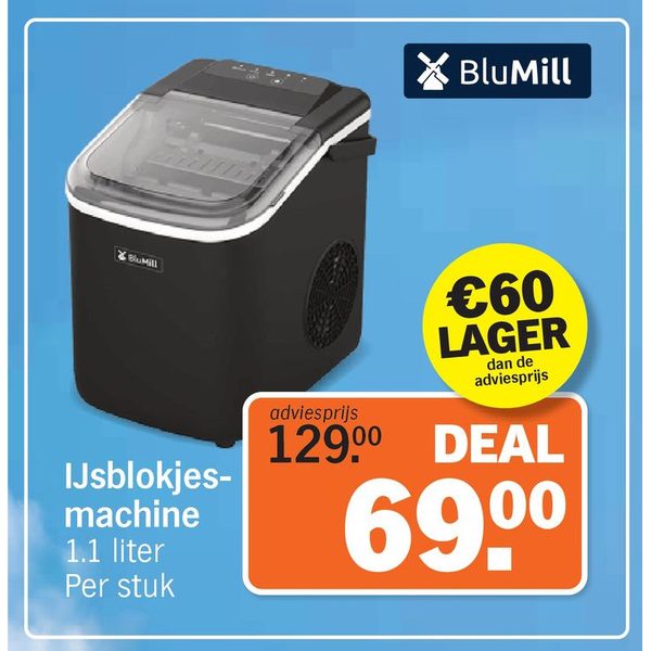 IJsblokjesmachine 1.1 liter