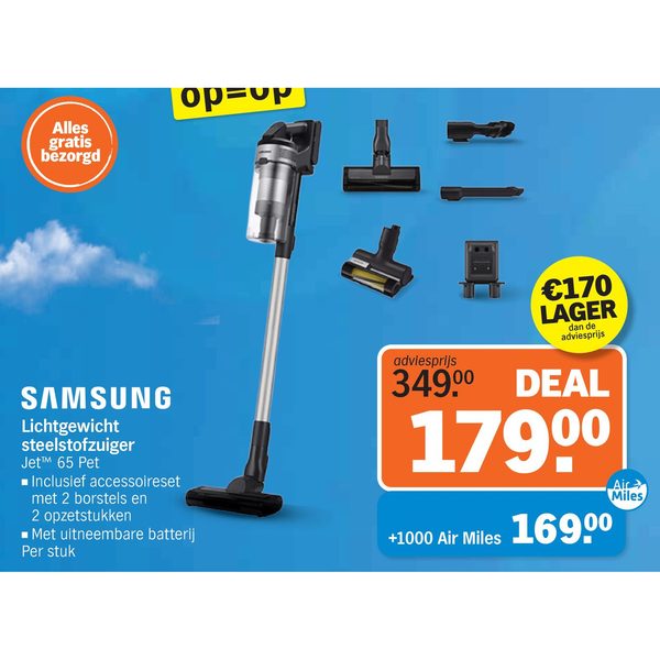 Lichtgewicht steelstofzuiger Jet™ 65 Pet