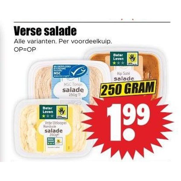 Verse salade