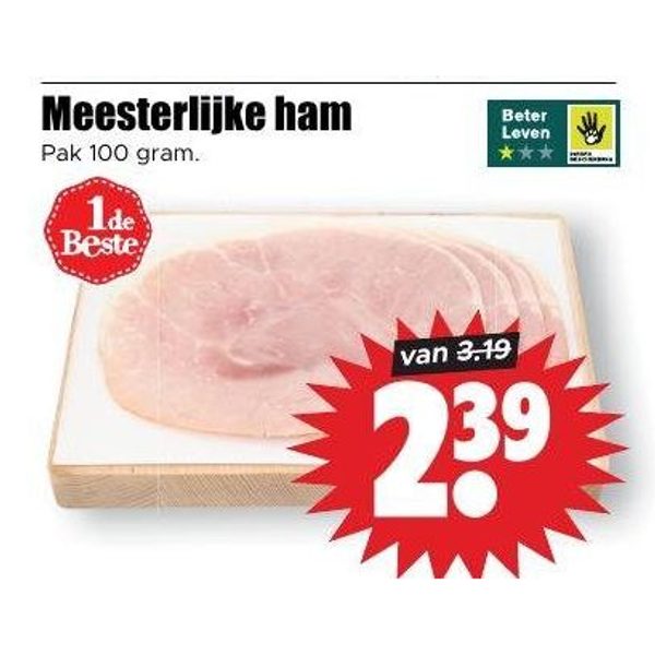 Meesterlijke ham