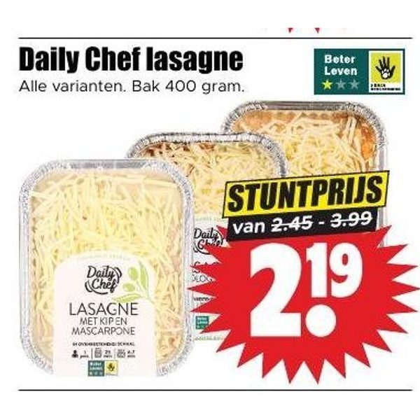 Daily Chef lasagne