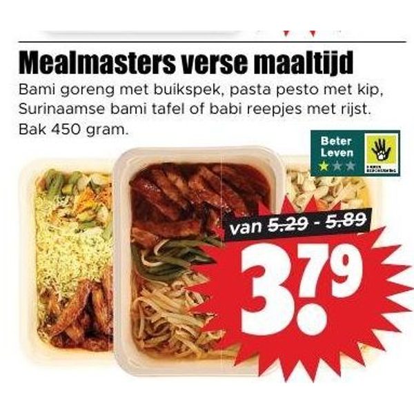Mealmasters verse maaltijd