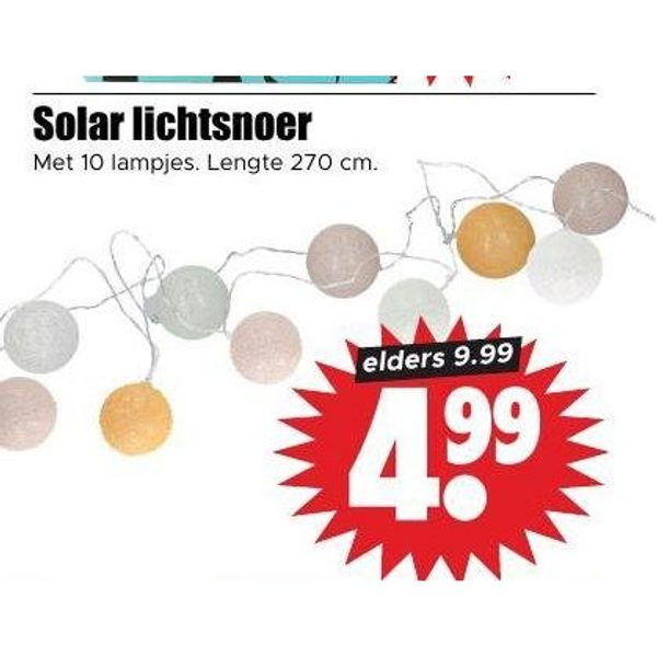 Solar lichtsnoer