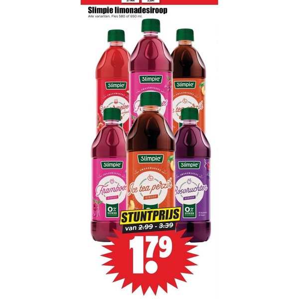 Slimpie limonadesiroop