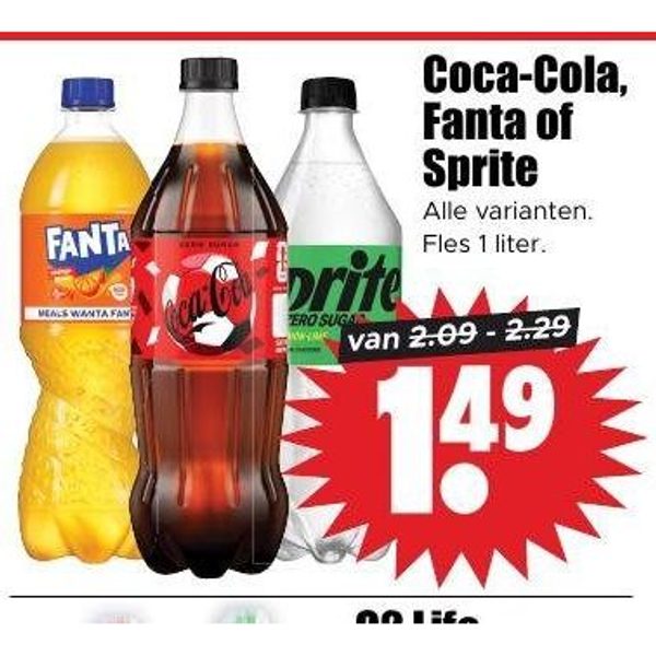 Coca-Cola, Fanta of Sprite