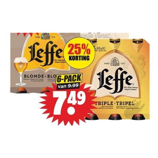 Leffe Blond, Blond 0.0 of Tripel