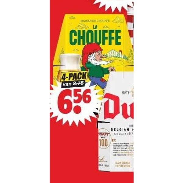 Liefmans Fruitesse, Duvel of La Chouffe blond