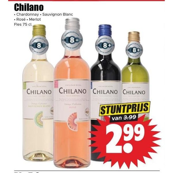 Chilano Fles 75 cl.