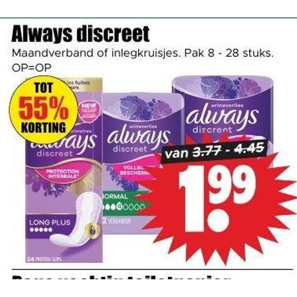 Always discreet