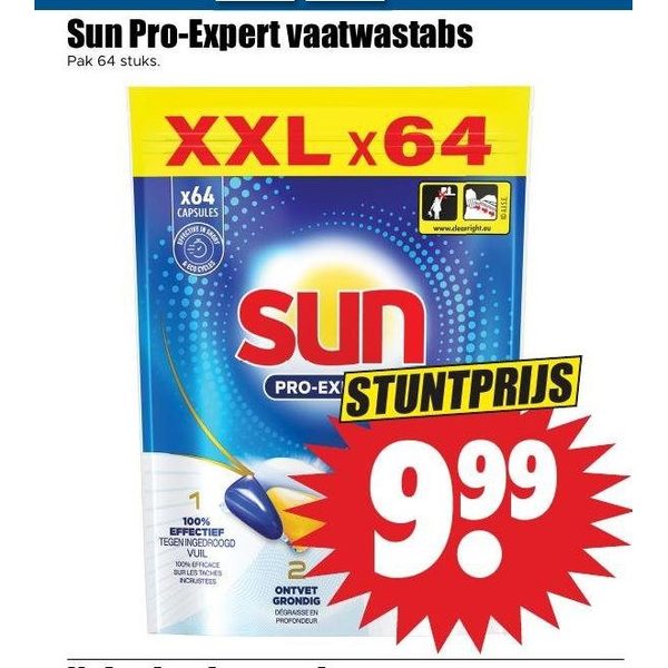 Sun Pro-Expert vaatwastabs
