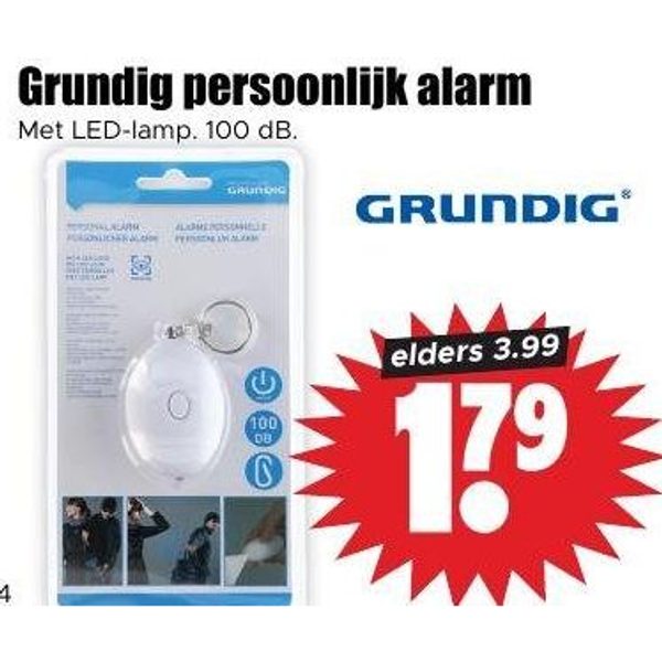Grundig persoonlijk alarm