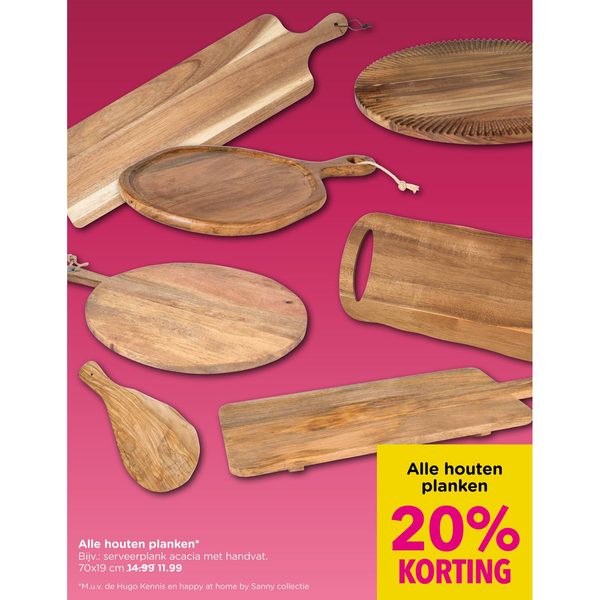 Alle houten planken