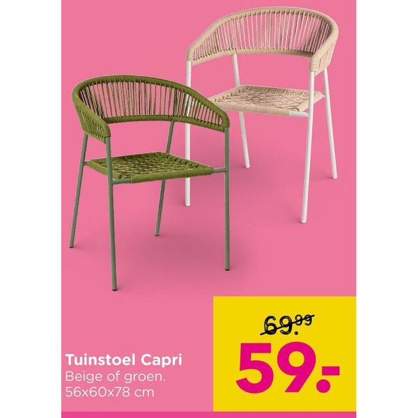 Tuinstoel Capri