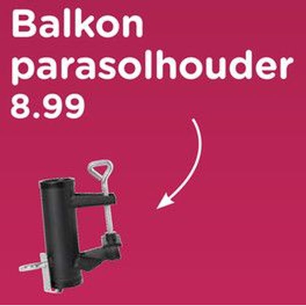 Balkon parasolhouder