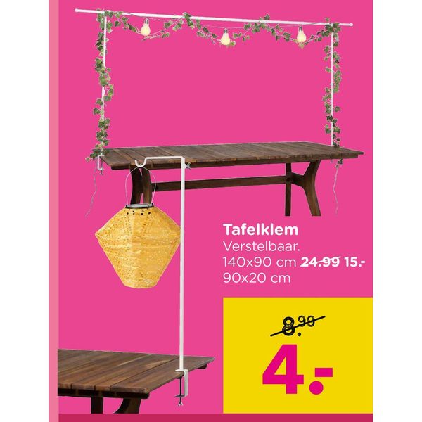 Tafelklem