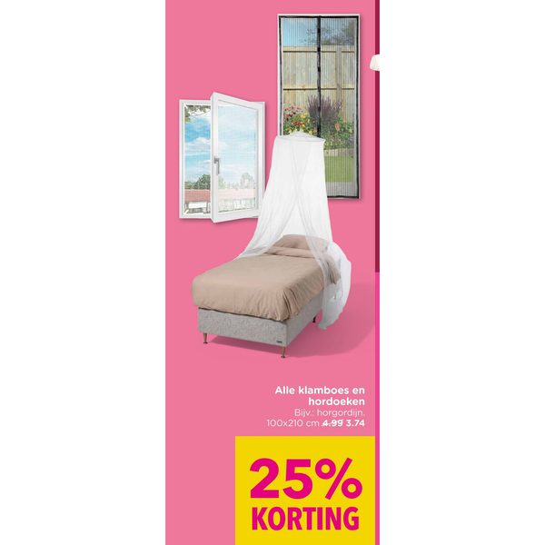 Alle klamboes en hordoeken