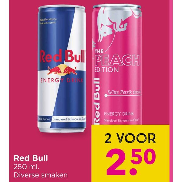 Red Bull Diverse smaken