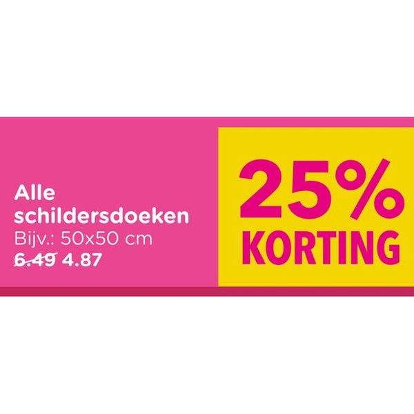 Alle schildersdoeken