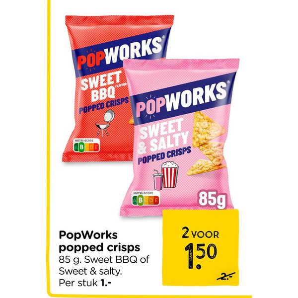 PopWorks popped crisps