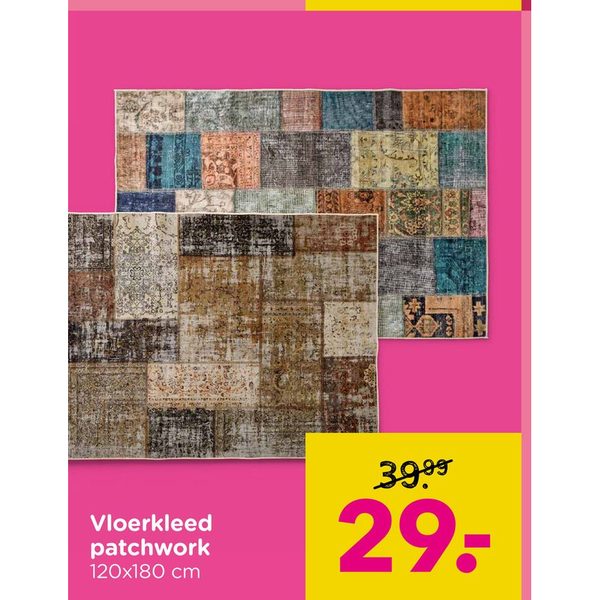 Vloerkleed patchwork