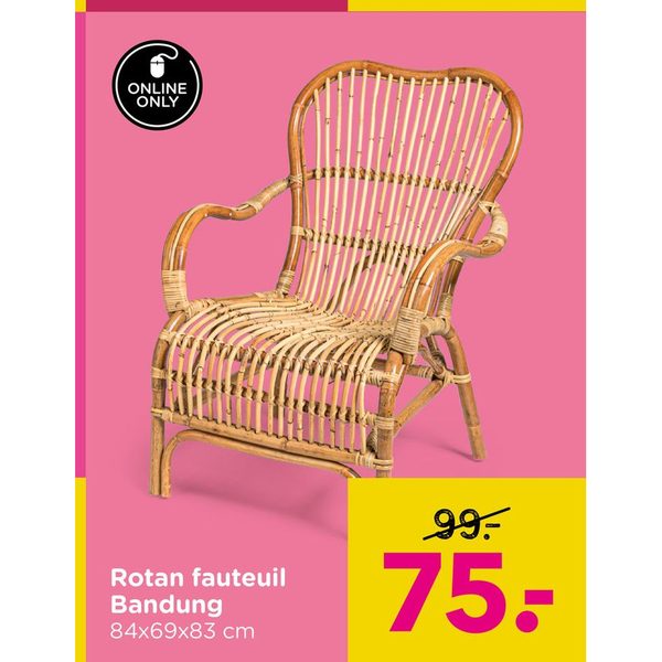 Rotan fauteuil Bandung