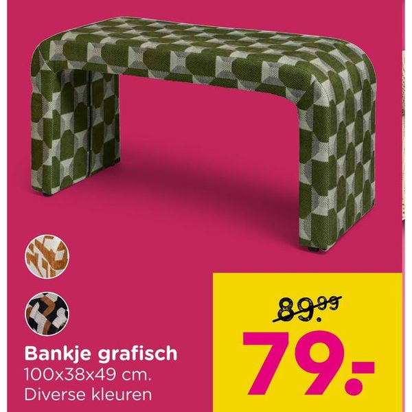 Bankje grafisch